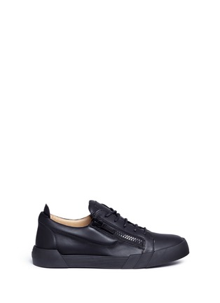 Main View - Click To Enlarge - 73426 - 'Foxy London' double zip leather sneakers