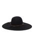 Figure View - Click To Enlarge - EUGENIA KIM - 'Bunny' chain embellished wide brim fedora hat
