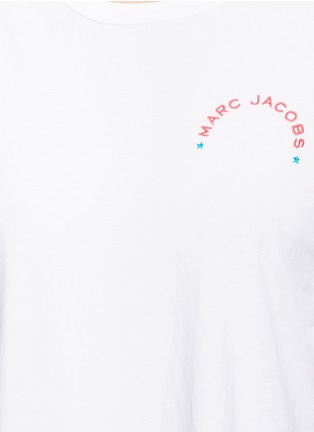Detail View - Click To Enlarge - MARC JACOBS - Logo embroidered easy fit classic T-shirt