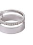 Detail View - Click To Enlarge - REPOSSI - 'Berbère Module' diamond 18k white gold double row ring