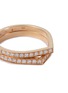 Detail View - Click To Enlarge - REPOSSI - 'Antifer' diamond 18k rose gold double row ring