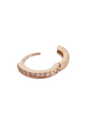 Detail View - Click To Enlarge - REPOSSI - 'Berbère' diamond 18k white gold mini earring