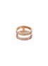 Main View - Click To Enlarge - REPOSSI - 'Berbère' diamond 18k rose gold double row ring