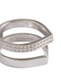 Detail View - Click To Enlarge - REPOSSI - 'Antifer' diamond 18k white gold double row ring