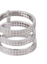 Detail View - Click To Enlarge - REPOSSI - 'Berbère' diamond 18k white gold triple row ring
