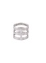 Figure View - Click To Enlarge - REPOSSI - 'Berbère' diamond 18k white gold triple row ring