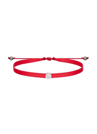 Main View - Click To Enlarge - OFÉE - ‘Pop' Diamond 18k white gold cord bracelet