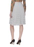 Back View - Click To Enlarge - BURBERRY - Monogram Print Pleat Skirt
