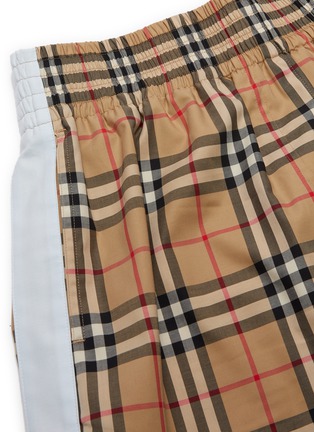  - BURBERRY - Side Stripe Vintage Check Shorts