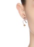 Figure View - Click To Enlarge - INSANE - Wavy loop 18k gold plated silver earrings