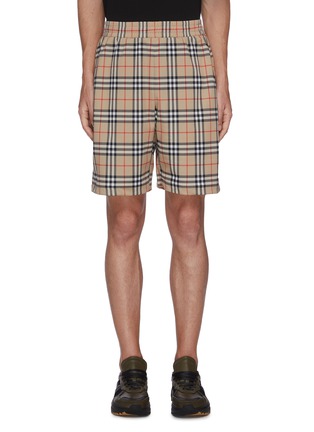 Main View - Click To Enlarge - BURBERRY - Vintage check print shorts