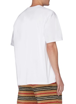 Back View - Click To Enlarge - BURBERRY - Graphic print cape T-shirt