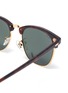 Detail View - Click To Enlarge - RAY-BAN - Clubmaster' tortoiseshell effect acetate frame sunglasses