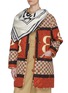 Figure View - Click To Enlarge - BURBERRY - Logo print silk scarf