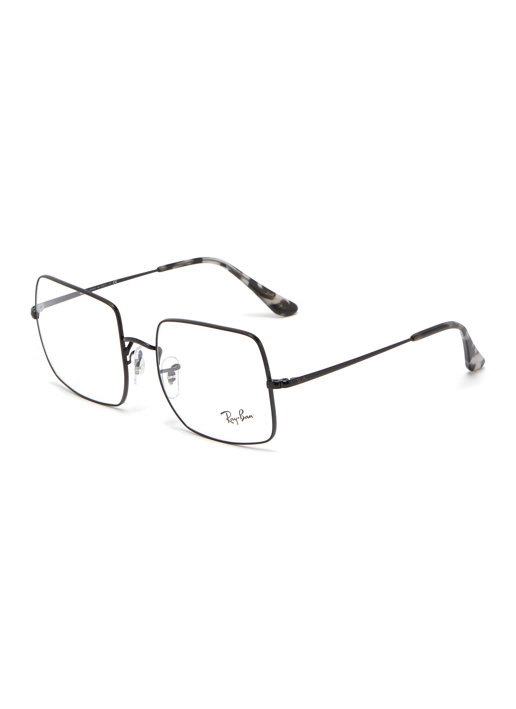 rectangular ray ban glasses
