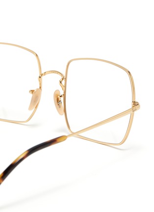 Detail View - Click To Enlarge - RAY-BAN - x Team Wang metal frame rectangular optical glasses
