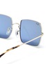 Detail View - Click To Enlarge - RAY-BAN - '1971 Classic' metal square frame sunglasses