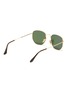 Figure View - Click To Enlarge - RAY-BAN - Metal angular frame sunglasses