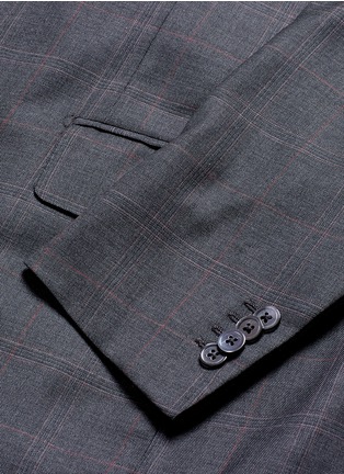  - ISAIA - 'Gregory' check plaid wool suit