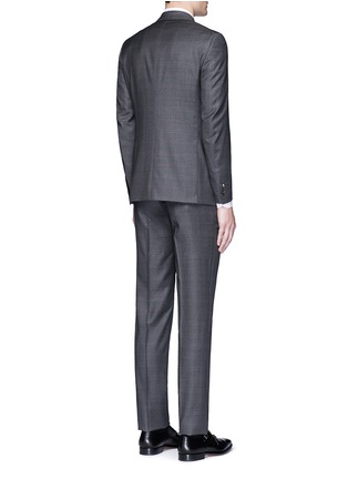 Back View - Click To Enlarge - ISAIA - 'Gregory' check plaid wool suit