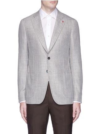 Main View - Click To Enlarge - ISAIA - 'Cortina' wool blend soft blazer