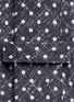 Detail View - Click To Enlarge - ISAIA - Crosshatch polka dot print silk tie
