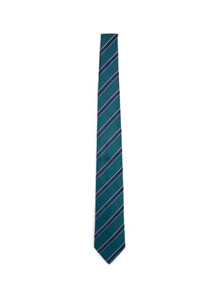 Main View - Click To Enlarge - ISAIA - Stripe silk tie
