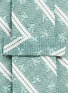 Detail View - Click To Enlarge - ISAIA - Logo print stripe linen tie