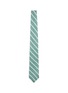Main View - Click To Enlarge - ISAIA - Logo print stripe linen tie