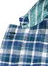 Detail View - Click To Enlarge - ISAIA - 'Cortina' check plaid silk blazer