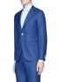 Back View - Click To Enlarge - ISAIA - 'Cortina' pinstripe wool suit
