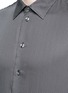 Detail View - Click To Enlarge - ARMANI COLLEZIONI - Dot print cotton poplin shirt