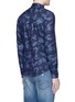 Back View - Click To Enlarge - ARMANI COLLEZIONI - Camouflage print poplin shirt