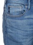 Detail View - Click To Enlarge - ARMANI COLLEZIONI - Slim fit medium wash jeans
