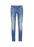 Main View - Click To Enlarge - ARMANI COLLEZIONI - Slim fit medium wash jeans