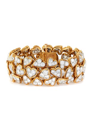 Main View - Click To Enlarge - PALAIS ROYAL - Van Cleef and Arpels diamond 18k gold bracelet
