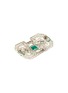 Detail View - Click To Enlarge - PALAIS ROYAL - Mauboussin diamond emerald platinum brooch