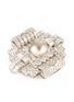 Detail View - Click To Enlarge - PALAIS ROYAL - Diamond pearl platinum brooch