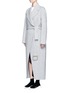 Front View - Click To Enlarge - ACNE STUDIOS - 'Lova' belted long wool-cashmere felt coat