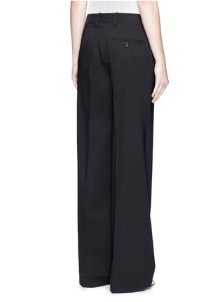 Back View - Click To Enlarge - 3.1 PHILLIP LIM - Wool tailored wide leg pants