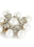 Detail View - Click To Enlarge - TUKKA - Victorian' Diamond pearl gold silver brooch