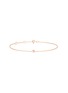 Main View - Click To Enlarge - OFÉE - ‘Only' diamond 18k rose gold charm bracelet