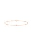 Main View - Click To Enlarge - OFÉE - ‘Only' diamond 18k rose gold charm bracelet