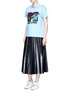 Figure View - Click To Enlarge - MARC JACOBS - x MTV Sequin logo embroidered bonded T-shirt