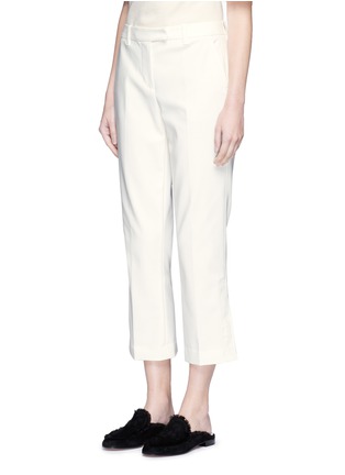 Front View - Click To Enlarge - 3.1 PHILLIP LIM - Cotton blend cropped kick flare pants