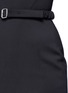 Detail View - Click To Enlarge - VICTORIA BECKHAM - Microbrush bonded woven dress