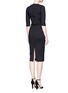 Back View - Click To Enlarge - VICTORIA BECKHAM - Microbrush bonded woven dress