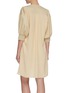 Back View - Click To Enlarge - CHLOÉ - Neck-tie detail button down trench coat