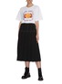 Figure View - Click To Enlarge - CHLOÉ - 'By The Grace' slogan print oversized T-shirt
