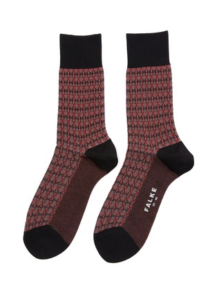 Main View - Click To Enlarge - FALKE - 'Infrastructure' Jacquard pattern socks